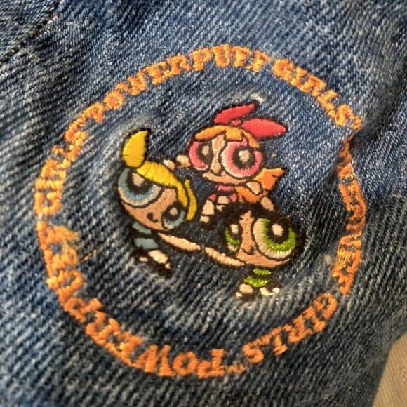 Vintage Power Puff Girls Denim Strap Back Hat